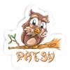 Patsy Owl Sticker (Large, 14x9.8 inch) view 1