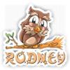 Rodney Owl Sticker (Large, 14x9.8 inch) view 1