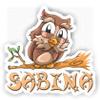 Sabina Owl Sticker (Large, 14x9.8 inch) view 1