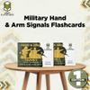 Army Flashcards - Military Hand and Arm Signals | 100 of The Most Important Visual Hand and Arm Signals | from The Army Training Circular TC 3-21.60: Visual Signals | Made in USA view 2