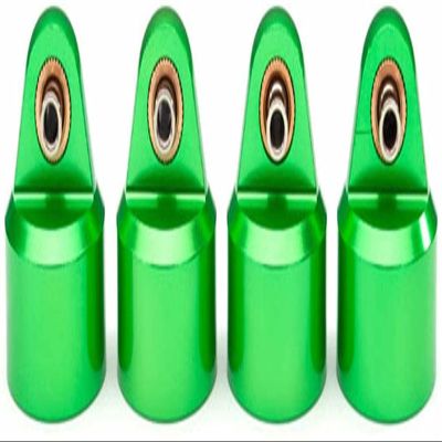 Traxxas TRA8964G Shock caps, aluminum (green-anodized), GT-Maxx sh