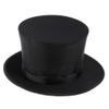 Black Top Hat Magician Collapsible Hat for Kids Teen Boys Adults Birthday Party Comedy Show Supplies view 1