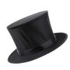 Black Top Hat Magician Collapsible Hat for Kids Teen Boys Adults Birthday Party Comedy Show Supplies view 2
