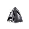 GEMFAN Aluminum Backplate Base Plastic Propeller Hold Hollow Spinner Oblique Bottom Version for Fixed Wing RC Plane Fairing (82mm,Black) view 1