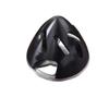 GEMFAN Aluminum Backplate Base Plastic Propeller Hold Hollow Spinner Oblique Bottom Version for Fixed Wing RC Plane Fairing (82mm,Black) view 2