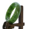2.3" China Certified Nature Hetian Nephrite Jade Women's Green Bangle Bracelet 8287 view 3
