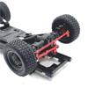 RC Car Accessories For MN For MN82 LC79 For MN78 D90 D91 D96 For MN98 99S 1/12 Metal Upgrade Steering Cup Servo Arm Pull Rod RC Car Parts(Black) view 2