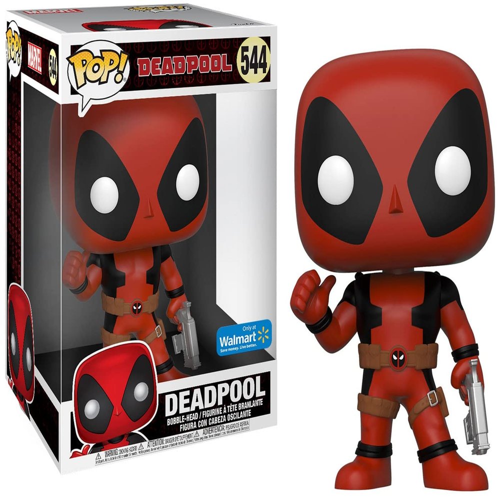Funko POP! Marvel Deadpool Exclusive 10-Inch Vinyl Bobble Head #544 [Super-Size]
