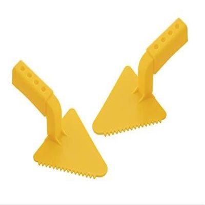 Superio Sand, Beach, and Snow Toy Trowel V-Shape (2 Pack) Kids Fun Toy Yellow Trowel, Sturdy and Well Designed