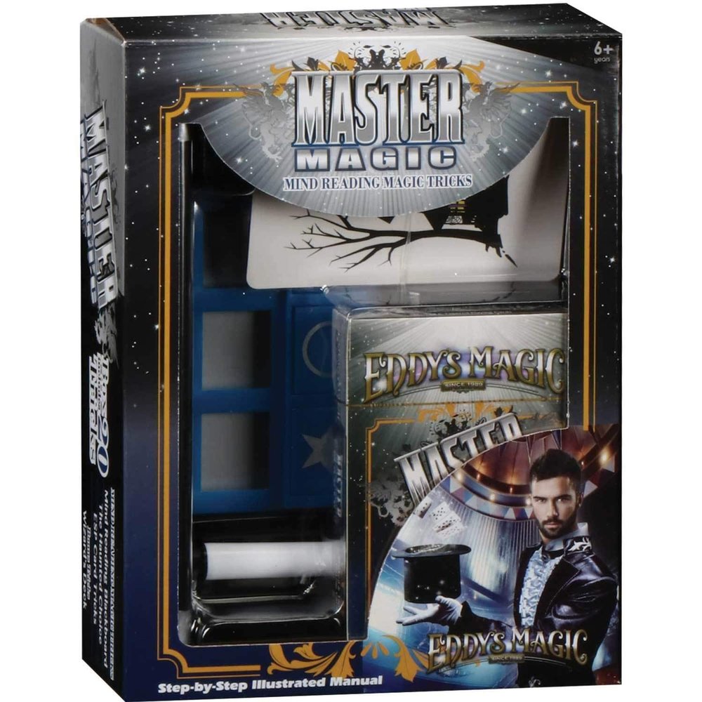 Eddy's Magic Master Magic Mind Reading Tricks Set 20 Different Tricks