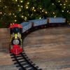 20-Piece Battery Operated Red and Gold Animated Classic Christmas Train Set with Sound view 2