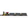 20-Piece Battery Operated Red and Gold Animated Classic Christmas Train Set with Sound view 3