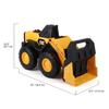 Cat Construction Toys, Steel Wheel Loader 16 - Real Steel Body, Working Arm & Bucket, Oversize All-Terrain Wheels, Heavy-Duty Construction Vehicle for Indoor/Outdoor Play, Kids Ages 3 + view 4