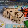 CZYY Bird Feeder Dice Tower with Tray Wood Laser Cut Perfect for Wingspan and Other Tabletop Games view 4