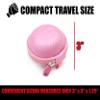 Casematix Pink Carry Case Compatible with Tamagotchi On Virtual Interactive Pet Game, Includes Compact Case Only view 2