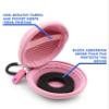 Casematix Pink Carry Case Compatible with Tamagotchi On Virtual Interactive Pet Game, Includes Compact Case Only view 4