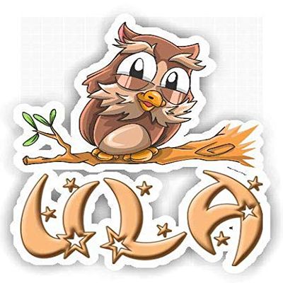 Ula Owl Sticker (Large, 14x9.8 inch)