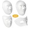 Lynkaye White Plain Masks,16 pcs DIY Unpainted Masquerade Masks Craft Mardi Gras Dance Cosplay Party Mask Costume (Style A) view 1