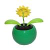 Navillus Solar Powered Dancing Flower, Lily, Rose, Sunflower, Petunia Office Desk & Car Decor (Smily Sunflower) view 2