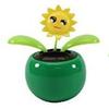 Navillus Solar Powered Dancing Flower, Lily, Rose, Sunflower, Petunia Office Desk & Car Decor (Smily Sunflower) view 3