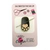 Black Paw Enamel Magnetic Needle Minder - Cat Dog Pet view 1