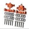 Aluminum Front + Rear Lower Arm Tie Bar Mount For Traxxas 1:10 4WD MAXX 89076-4 / 4WD MAXX with WideMAXX 89086-4/1:8 4WD Maxx Slash 6S 102076-4 Upgrades - Orange view 1