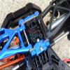 Aluminum Front + Rear Lower Arm Tie Bar Mount For Traxxas 1:10 4WD MAXX 89076-4 / 4WD MAXX with WideMAXX 89086-4/1:8 4WD Maxx Slash 6S 102076-4 Upgrades - Orange view 2