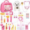 Meland Toy Doctor Kit for Girls - Pretend Play Doctor Set with Carrying Case,Stethoscope Toy & Dress Up Costume - Doctor Play Set for Girls Toddlers Ages 3 4 5 6 Year Old for Role Play Gift view 1