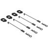 ARRMA Body Clip Retainers, Black (4): 1/5 Scale, ARA390294, Small view 1