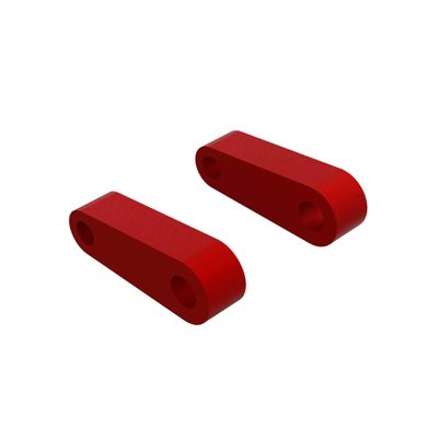 ARRMA Aluminum Fr Suspension Mounts, Red (2), ARA330594