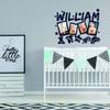 Custom Newborn Baby Boy Wall Sticker - Personalized Month Name Room Vinyl Stick Family Photo Decal- Mother Child Born Birth Nursery Gift view 2