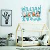 Custom Newborn Baby Boy Wall Sticker - Personalized Month Name Room Vinyl Stick Family Photo Decal- Mother Child Born Birth Nursery Gift view 4