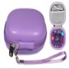 GETGEAR tailor made protective case for LeapFrog RockIt Twist Handheld Learning Game System, mesh pocket for cord and other accessories, finger strap (Purple) view 1