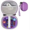 Game System Case for Leapfrog Rockit Twist Handheld Learning Game System, by Alltravel, Tailor Made Case-Best Matching with Color and Shape, Mesh Accessories Pocket, Detachable Wrist Strap (Purple) view 1