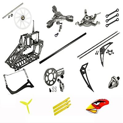 Microheli CNC Triple Blades Performance Package (Titan Color) - Blade 230S / 230S V2