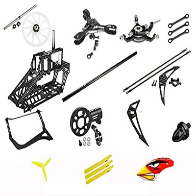 Microheli CNC Triple Blades Performance Package (Black) - Blade 230S / 230S V2