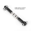 6PCS RC Adjustable Servo Links Tie Rod Set Fit for HSP/ZD Racing/Hpi/LRP/, 1/12 & 1/10 Drift Car Truck Buggy(Black) view 4