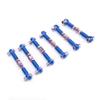 6PCS RC Adjustable Servo Links Tie Rod Set Fit for HSP/ZD Racing/Hpi/LRP/, 1/12 & 1/10 Drift Car Truck Buggy(Dark Blue) view 2