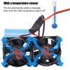 Dilwe RC Motor Heat Sink, Aluminum Alloy 540/545/550 Motor Heat for HPI/HSP/Axial 1/10 RC Model Car(Blue) Car Model Accessory view 4
