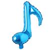 Musical notes foil mylar balloons Wedding birthday party supplies inflatable wedding decorations supplies helium balloon (Single Note Blue) view 1