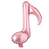 Musical notes foil mylar balloons Wedding birthday party supplies inflatable wedding decorations supplies helium balloon (Single Note Pink) view 1