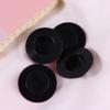 60PCS Mini Black Top Hats for Christmas Snowman, Dolls & Crafts - Plastic Miniature Top Hats in 2 Sizes (0.9" & 1.45") - Party Decorations, Cake Toppers, Holiday Displays view 2
