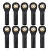 QUE-T 10pcs Ball Head Holder Tie Rod End M3 Ball Joint Linkage for RC Hobby Model Car Truck Boat (30mm) view 1