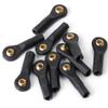 QUE-T 10pcs Ball Head Holder Tie Rod End M3 Ball Joint Linkage for RC Hobby Model Car Truck Boat (30mm) view 3