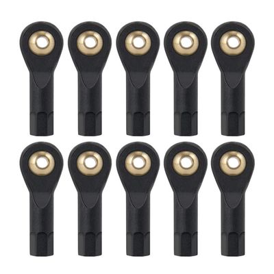 QUE-T 10pcs Ball Head Holder Tie Rod End M3 Ball Joint Linkage for RC Hobby Model Car Truck Boat (27mm)