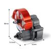 QUE-T RC CNC Aluminum Reverse Gear Box Transmission Case for 1/10 RC Axial SCX10 view 2