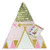 APINATA4U 20" Tribal Themed Teepee Pinata with Pink and Gold Accents Tribal Party Teepee Pink Sleepover First Birthday 2nd 3rd 4th 5th 6th 7th 8th view 1