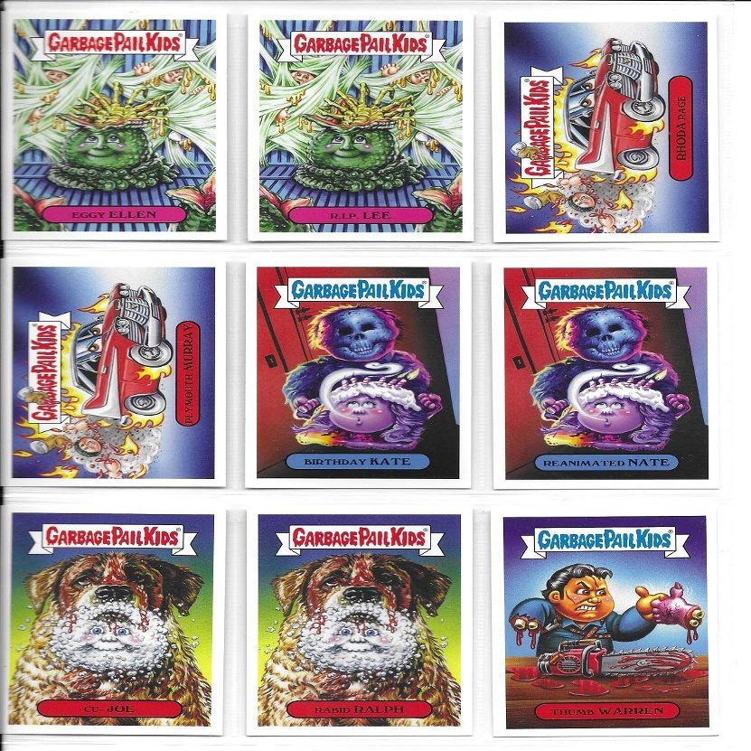 2019 GPK Garbage Pail Kids Revenge OH Horror-IBLE Complete Sticker Set 200/200
