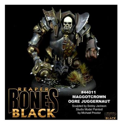 Mini - Reaper Bones Black 44011 Maggotcrown Ogre Juggernaut (Warforged)
