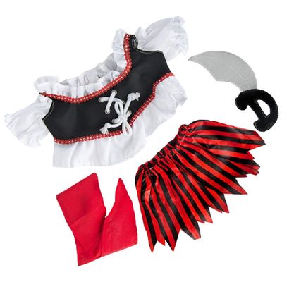 BYO-BFF Stuffed Animals Plush Toy Outfit Pirate Girl Dress 16